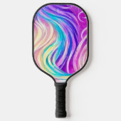 Funkelnd Wirbles Muster Pickleball Schläger (Vorderseite)
