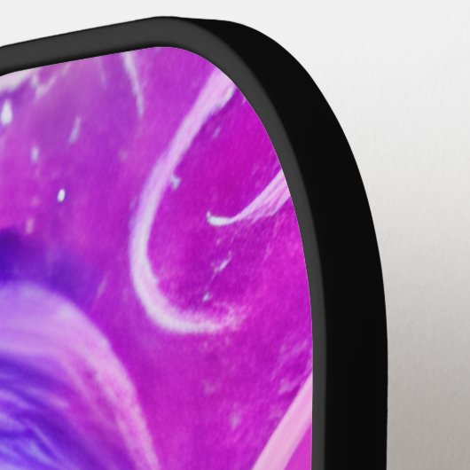 Funkelnd Wirbles Muster Pickleball Schläger (Linke Seite)