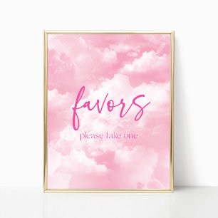 Funkelnd Wolken Gastgeschenke signieren Poster