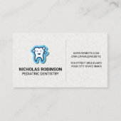 Funkelnd Zahnsymbol | Zahnmedizin Visitenkarte (Vorderseite)