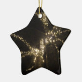Funkelnde Außenbaumlichter Stern Ornament (Links)