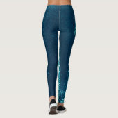 Funkelnde Blasen Leggings (Rückseite)