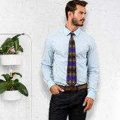 Funkelnde Blume im klaren Nachthimmel Krawatte