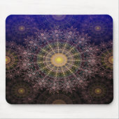 Funkelnde Blume im klaren Nachthimmel Mousepad (Vorne)