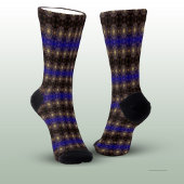 Funkelnde Blume im klaren Nachthimmel Socken