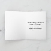 Funkelnde Diamant 75. Hochzeitstag Karte (Innenseite)