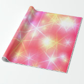 Funkelnde Disco-Leuchten Geschenkpapier (Ungerollt)