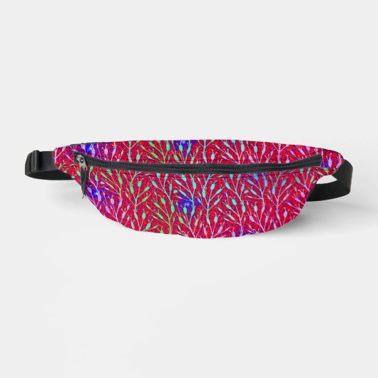Funkelnde Feuerwerksparty-Muster Bauchtasche (Vorderseite)