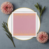 Funkelnde Glitzer Heißluftballon Babydusche Serviette