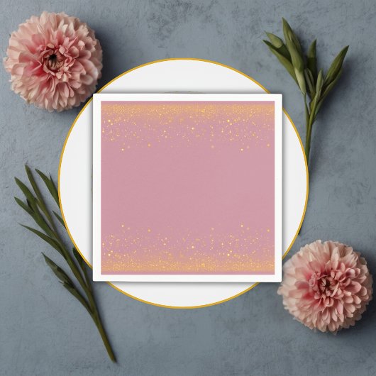 Funkelnde Glitzer Heißluftballon Babydusche Serviette