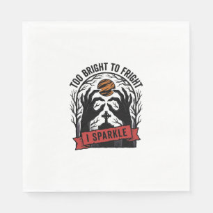 Funkelnde Gruselhände Vintage-Halloween-Grafik_1 Serviette