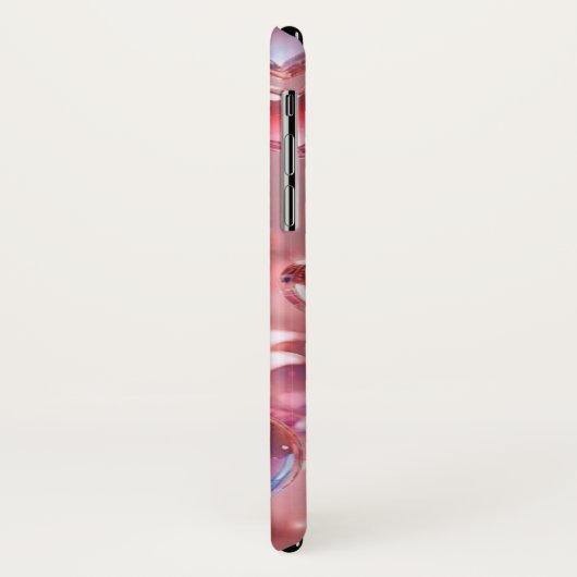 Funkelnde Herzen: KristalliPhone-Fall Case-Mate iPhone Hülle (Hinten/Links)