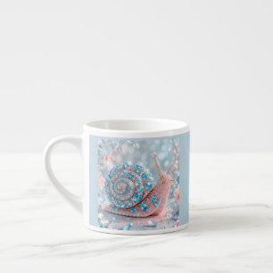 Funkelnde Juwelen-Schnecke Espressotasse