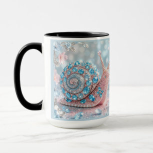 Funkelnde Juwelen-Schnecke  Tasse