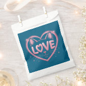 Funkelnde Katzenliebe Geschenktütchen (Ausgeschnitten)