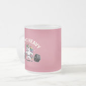 Funkelnde Katzenliebe Mattglastasse (Vorderseite Links)