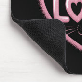 Funkelnde Katzenliebe Mousepad (Ecke)