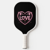 Funkelnde Katzenliebe Pickleball Schläger (Rückseite)