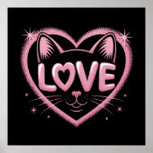 Funkelnde Katzenliebe Poster (Vorne)