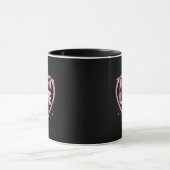Funkelnde Katzenliebe Tasse (Zentrum)