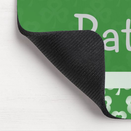 Funkelnde Kleeblätter Mousepad (Ecke)