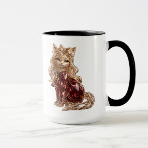 Funkelnde Kristall Süße Katze Luxus Tasse