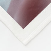 Funkelnde Kristallkaninchen mit Erdbeerfleece Bl Fleecedecke (Ecke)