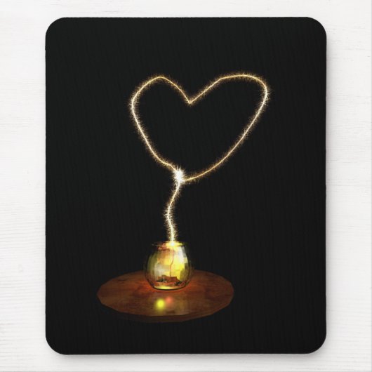 funkelnde Liebe Mousepad (Vorne)