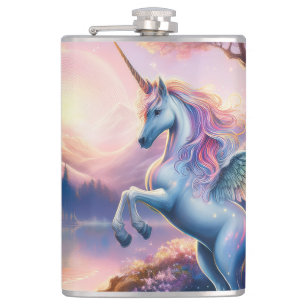 Funkelnde Magisches Einhorn Fantasy Reise Bar Flas Flachmann