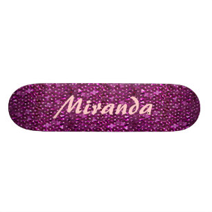 Funkelnde Paillette Skateboard