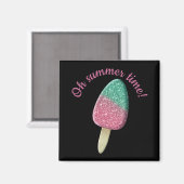 funkelnde Pastell - Magnet (Vorderseite/Rückseite)