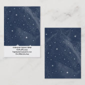 Funkelnde Pferdekonstellation Stars Mitternacht Bl Visitenkarte (Vorne/Hinten)