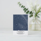 Funkelnde Pferdekonstellation Stars Mitternacht Bl Visitenkarte (Stehend Vorderseite)