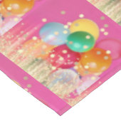 Funkelnde Pink Party  Tischdecke (Schrägansicht)