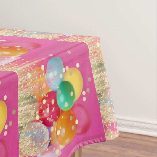 Funkelnde Pink Party  Tischdecke (Beispiel)