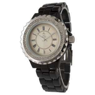 Funkelnde Rhinestone Vintage-Uhr - Elegantes Schwa Armbanduhr