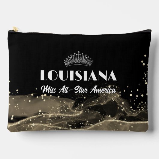 Funkelnde Sand-Pageant-Accessoire-Tasche Zubehörtasche (Vorderseite)