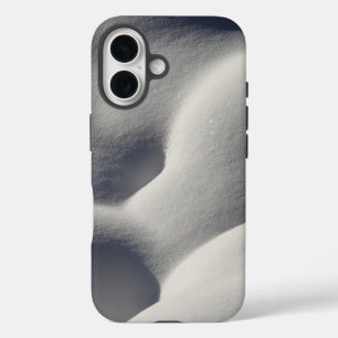 Funkelnde Schneehügel Abstrakte Natur iPhone 16 Hülle