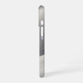 Funkelnde Schneehügel Abstrakte Natur iPhone 16 Hülle (Linke Seite)