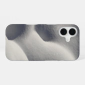 Funkelnde Schneehügel Abstrakte Natur iPhone 16 Hülle (Rückseite (Horizontal))