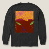 Funkelnde Schönheitskönigin Tri-Blend Shirt (Design Rückseite)
