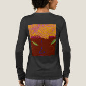 Funkelnde Schönheitskönigin Tri-Blend Shirt (Rückseite)