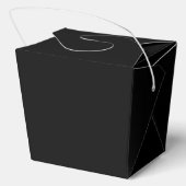 Funkelnde schwarze Geschenkbox Geschenkschachtel (Rückseite)
