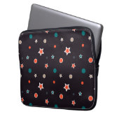 Funkelnde Sterne Laptopschutzhülle (Vorderseite Links)