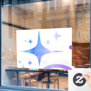 Funkelnde Sterne, Leuchtturm des grenzenlosen digi Fensteraufkleber