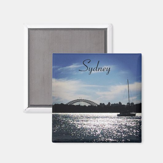 funkelnde Sydney Magnet (Vorderseite/Rückseite)