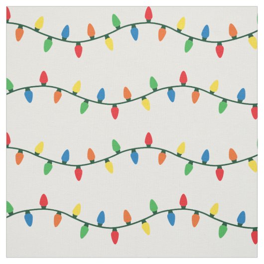Funkelnde Weihnachtslichter Stoff (Muster)