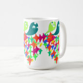 Funkelnde Yeti-Monster Kaffeetasse (VorderseiteRechts)