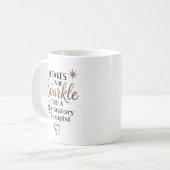 Funkelnder Atmungstherapeut Personalisiert Kaffeetasse (Vorderseite Links)