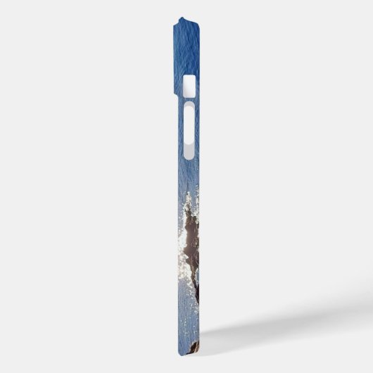 funkelnder Blue Ocean Individuelle Name Case-Mate iPhone Hülle (Rückseite / Links)